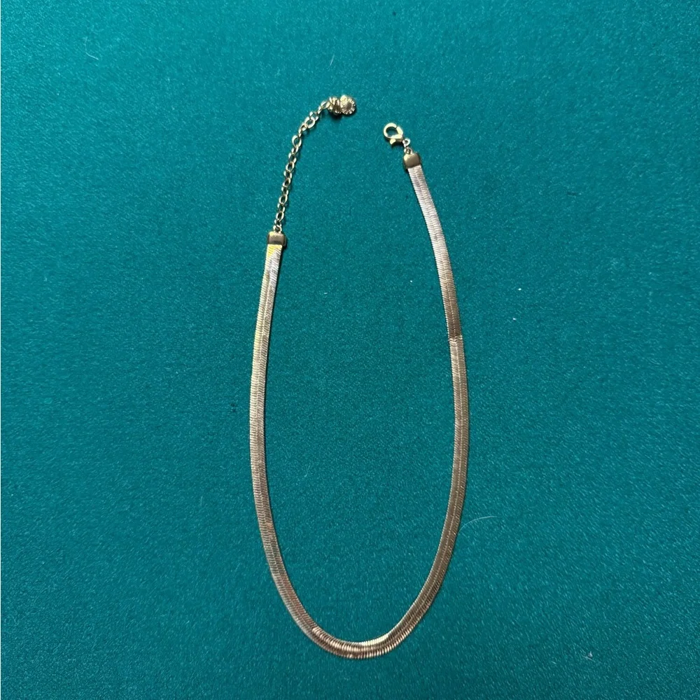 BaubleBar
Gia Herringbone Chain
Collar Necklace - Picture 4 of 4